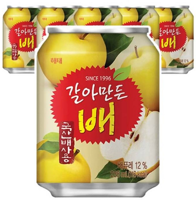 갈아만든배, 238ml, 24개