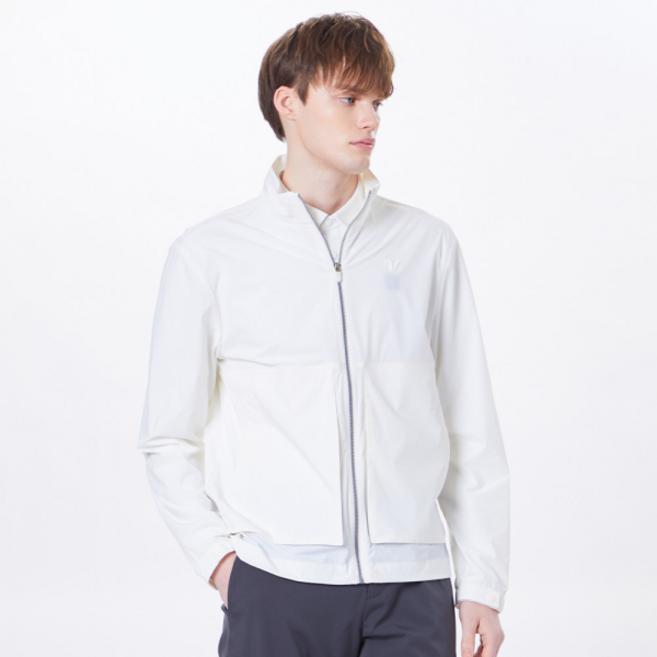 볼빅 10%다운로드쿠폰 남성 골프 에센셜 스트레치 점퍼 VMWBO391_OW