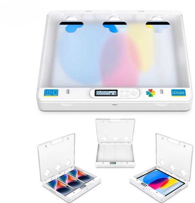 금욕상자 태블릿 감옥 스마트폰 중독 타이머잠금 패드 보관함 예방, 1개, A_반투명 12.6인치 이하 태블릿 지원