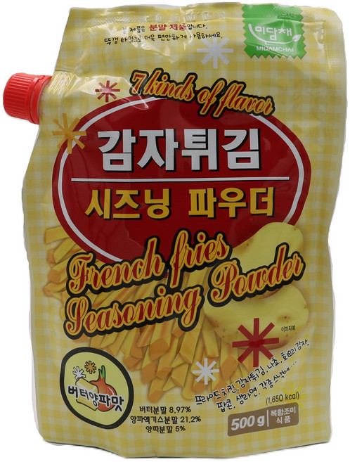 미담채 감자튀김 시즈닝 파우더 버터양파, 500g, 1개