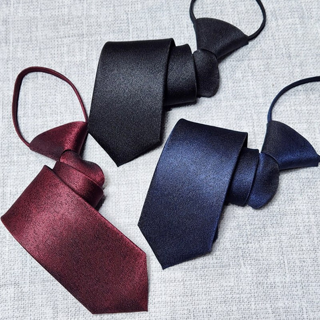 헤링본 슬림자동 블랙 와인 네이비 3pcs 발송됨