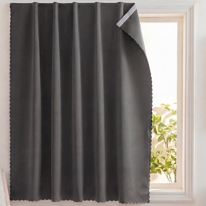 메이스 찍찍이 붙이는 암막커튼 창문형