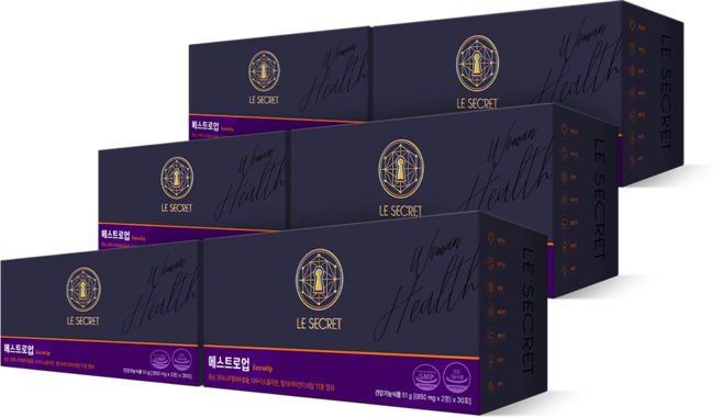 [무료배송/오늘출발] 뉴트리원 에스트로업 면역력&기억력&피로개선도움 세트 구성, 6개, 60정