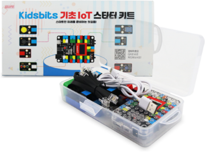 [Kidsbits 기초 IoT 스타터 키트] ESP32 레고 호환, 1세트