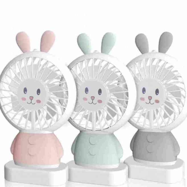 목걸이줄 LED 핸디선풍기 책상선풍기 핸드선풍기 목걸이선풍기 목풍기 넥풍기, 상세페이지 참조, 곰 임의색상 1개