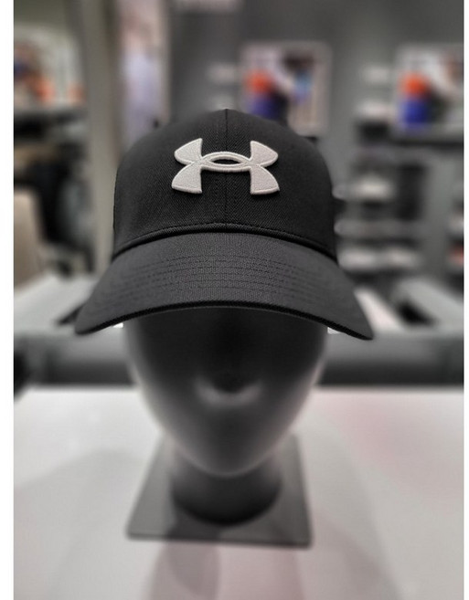 [백화점 정품] 언더아머 Under Armour (1376701) 남성 UA 블리칭 어저스터블 캡 모자, OSFM/FREE, 001/BLACK