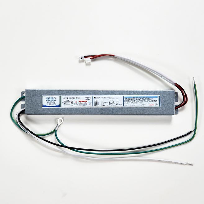화승라이팅 YH-5036LLC 정품 50W36V LED모듈 전원공급용 컨버터(공진형) 엣지 오른쪽(+), 1개