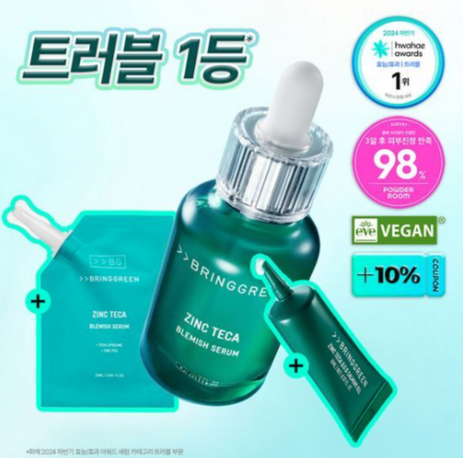 브링그린 징크테카 1.2% 흔적 세럼, 75ml, 1개