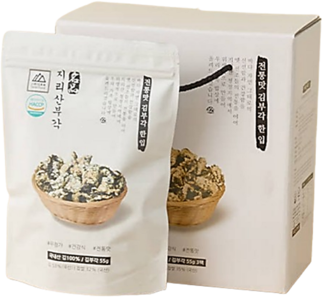 남원 지리산부각 전통김부각 선물세트 55g x 3팩, 3개
