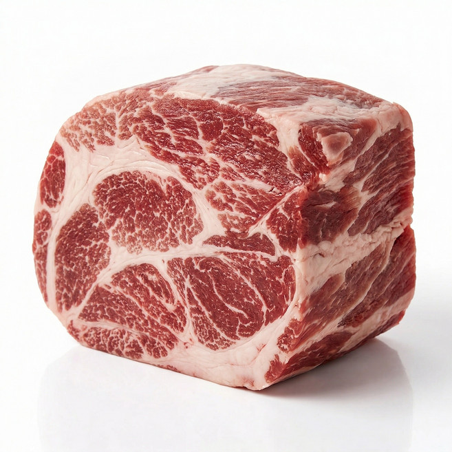 듀록 흑돼지 통목살 구이용 1kg (스페인산)