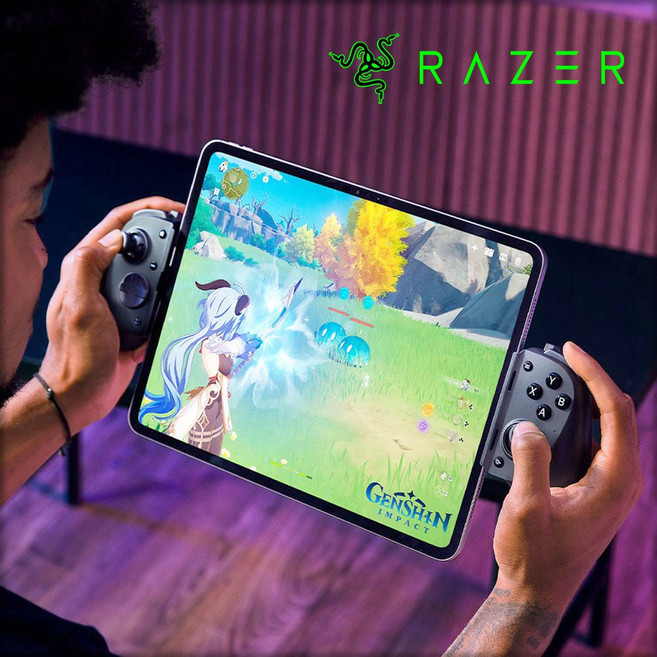 [국내정품] 레이저 키시 V3 프로 XL 모바일 게임패드, 1개, 키시 V3 PRO XL, 블랙