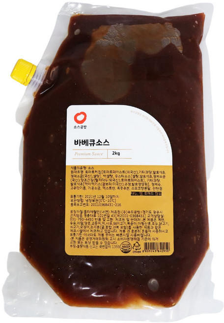 푸드공방 바베큐 소스, 2kg, 1개