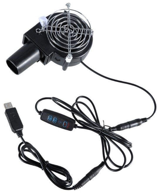 요리용 난방 캠핑 바비큐 브러시리스 냉각 원심 팬 4800RPM과 호환되는 USB 송풍기 9733 소형 스토브 도구, 1세트