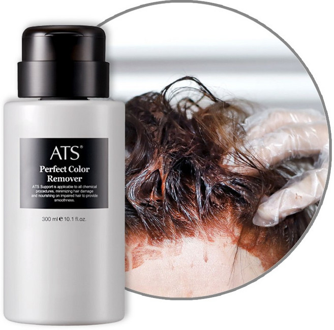 헤어 컬러 두피 염색 염색 염모제 제거제 300ml 대용량 고급 컬러 리무버, 1개