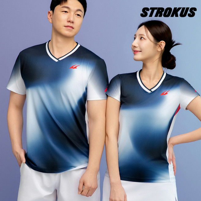 스트로커스 티셔츠 STRT-2606 퍼플 경기복 게임웨어 단체복 반팔 상의 오남스포츠