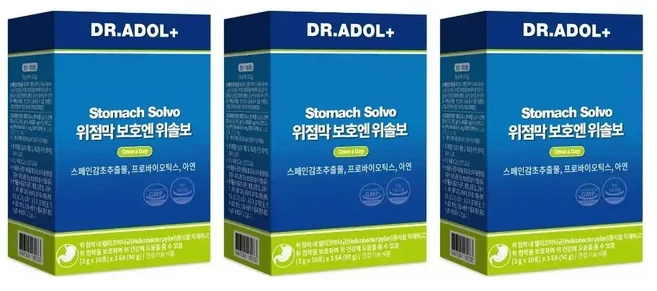 위솔보 위술보 닥터아들 헬리코박터균 위슬보 프로바이오틱스 유산균 억제 3개 MJ, 1개, 90g