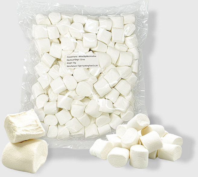화이트 빅 마시멜로 마쉬멜로우, 1kg, 2개