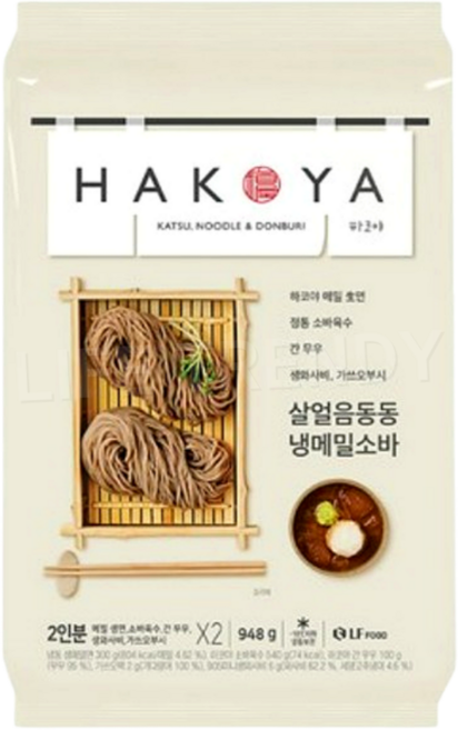 하코야 살얼음동동 냉메밀소바, 948g, 2개