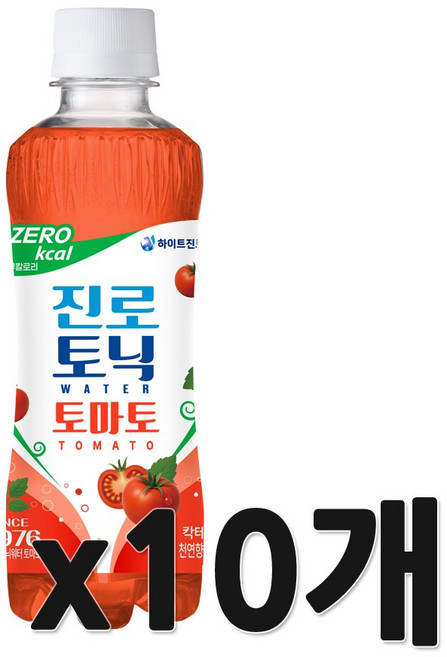 진로 토닉워터 토마토, 300ml, 10개