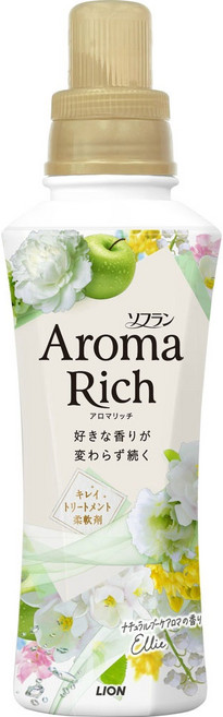 소프란 아로마리치 섬유유연제 엘리 내추럴 부케향 480ml, 1개