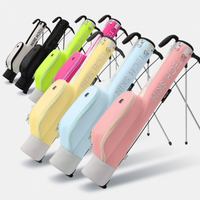 테크스킨 이지 미니멀 스탠드 하프백 7종 택1, 네온그린