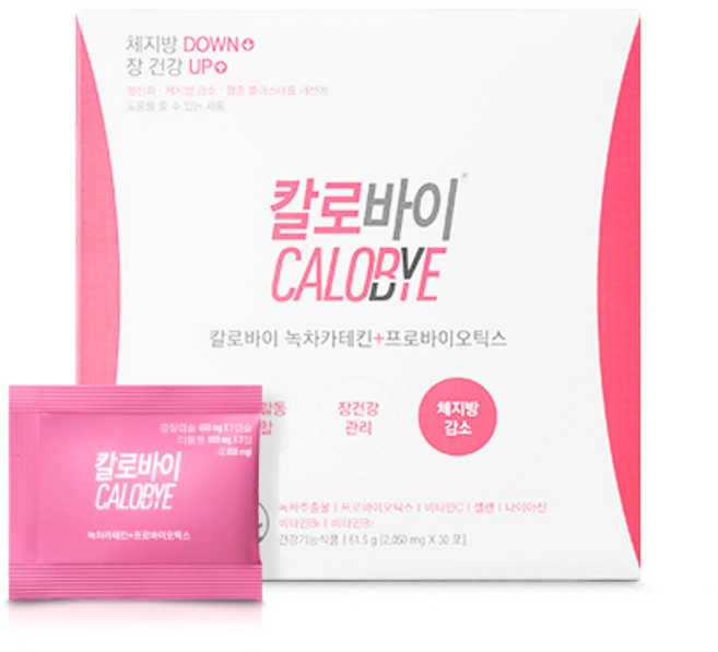 칼로바이 녹차카테킨+프로바이오틱스 다이어트식단 다이어트보조제, 61.5g, 1개