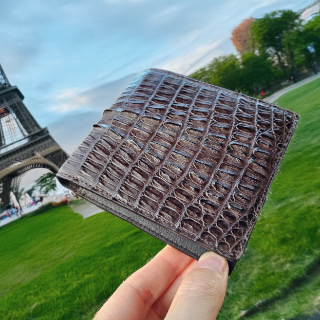 진짜 악어가죽 반지갑 남자의 자존심 퀄리티로 책임지겠습니다 국내제작 수제 핸드메이드 선물 추천