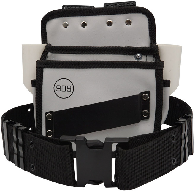 구공구 2단 도배가방 벨트 세트 연그레이 블랙벨트