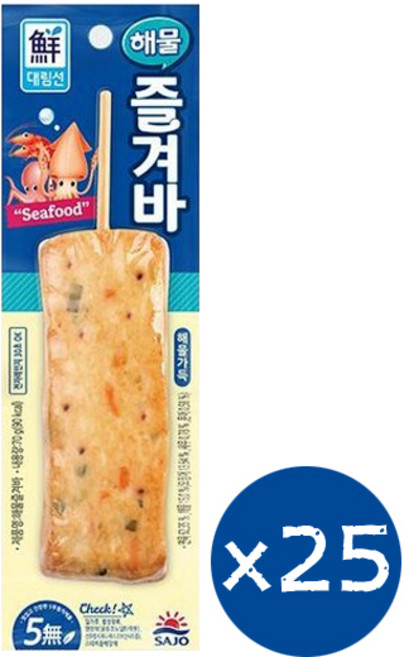 사조대림 해물 즐겨바 어묵바 70g, 25개