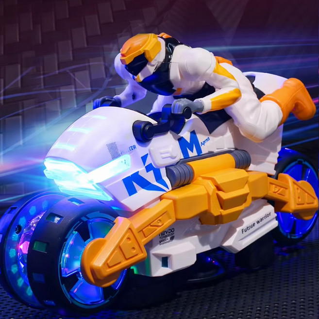 퓨처 워리어 모터 사이클 사운드 불빛 오토바이 자동변신 무배