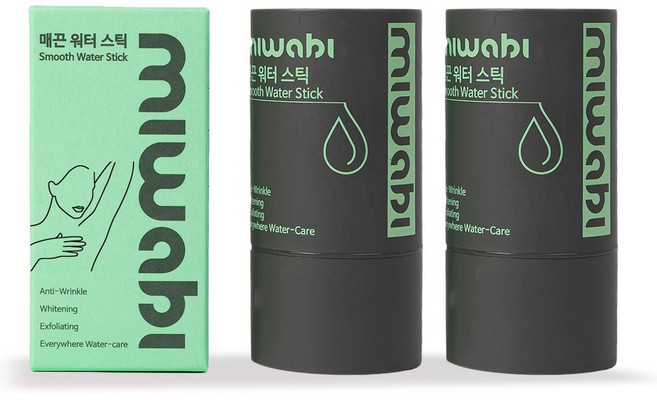 미와비 겨드랑이색소침착 멀티밤 팔꿈치 사타구니 착색 크림, 24g, 2개