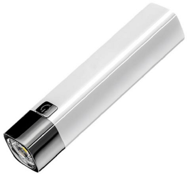 울트라 미니 손전등 EDC 고전력 충전식 LED 손전등 Waterpoof 18350 배터리 토치 3000LM Poweful 전술 랜턴, 1개