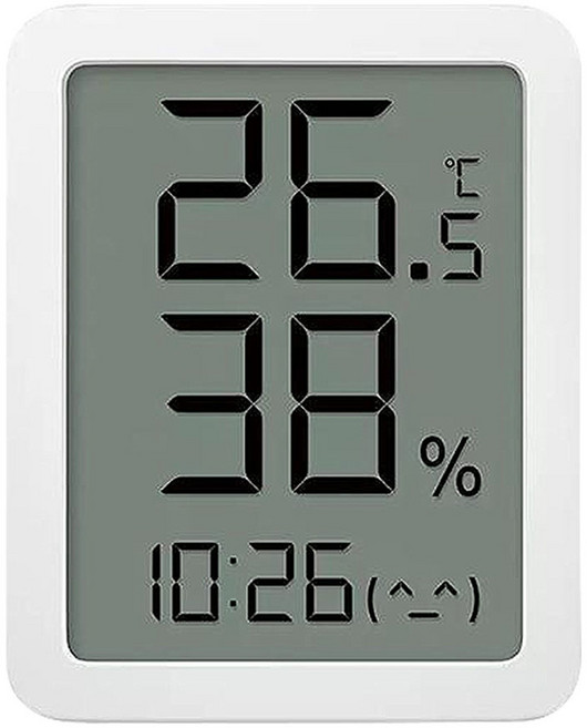 샤오미 대화면 온습도계 시계 3세대(전지포함), 동일색상, 1개