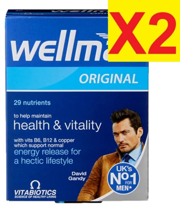 Vitabiotics 비타바이오틱스 웰먼 오리지널 30정 2팩, 2개 - 쿠팡