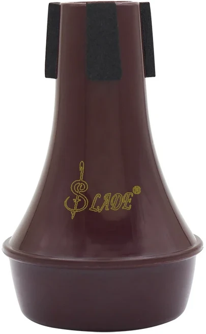 미니 ABS 트럼펫 클로즈 음소거 댐퍼 머플러 소음기 연습 액세서리 황동 바람 악기, [05]Jujube red, 1개