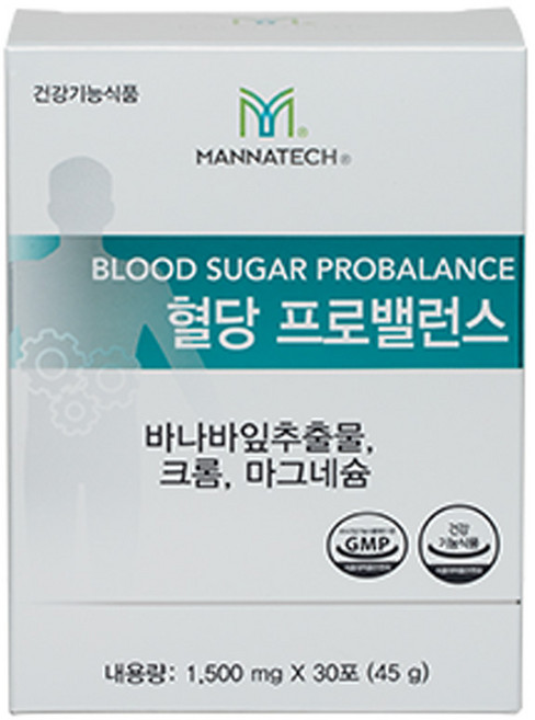 매나테크 혈당 프로밸런스 30포 +새부리마스크 2매 증정, 1개