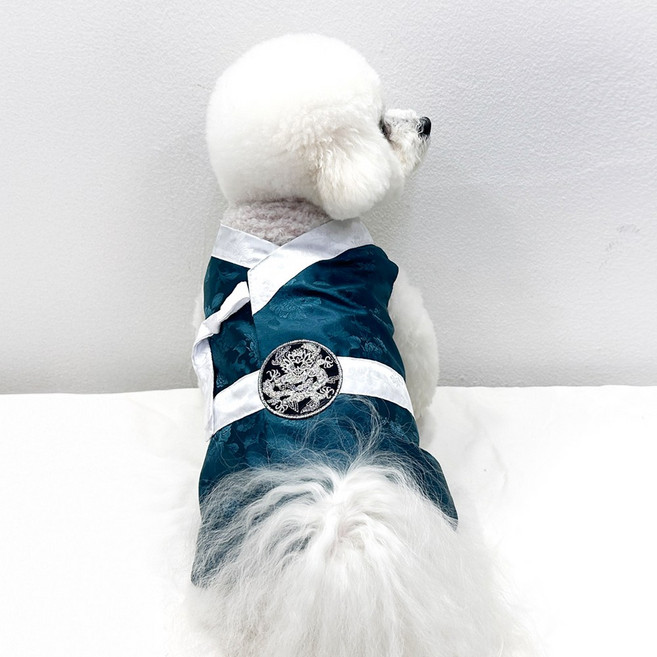 호나미네 강아지한복 고양이한복 비꽃 왕자 한복, 다크시안, 1개