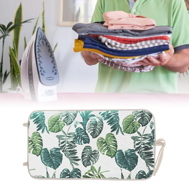 휴대용 스티머 액세서리용 수직 도어 패드 위의 다림질 매트, [06] Green Leaf, 1개