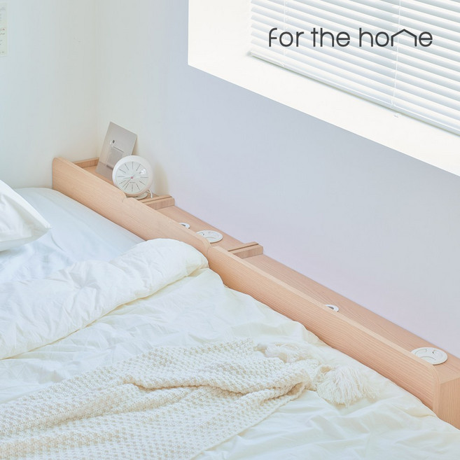 포더홈 니드 침대 틈새 수납장 A세트 800선반형+800서랍형, 내추럴