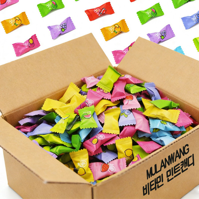 무설탕 과일 콜라맛 종합 비타민c 민트캔디, 1개, 800g