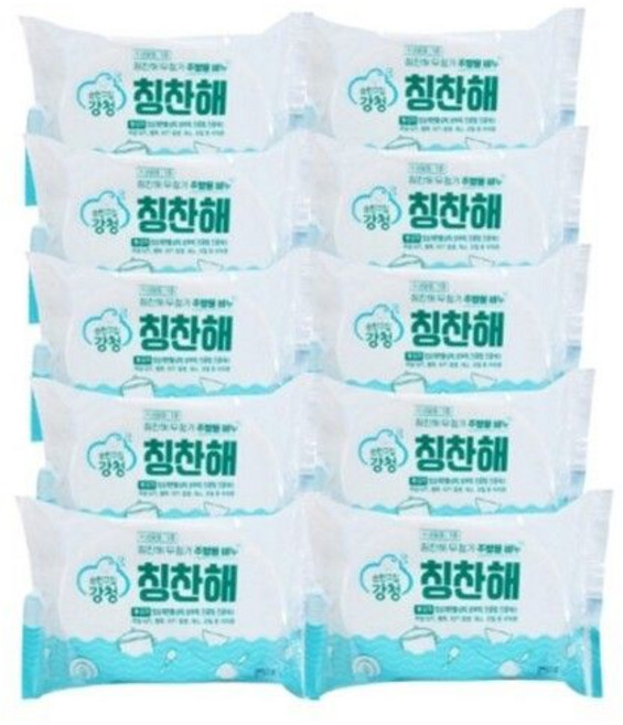 강청 설거지주방고체비누250gX10개입, 250g