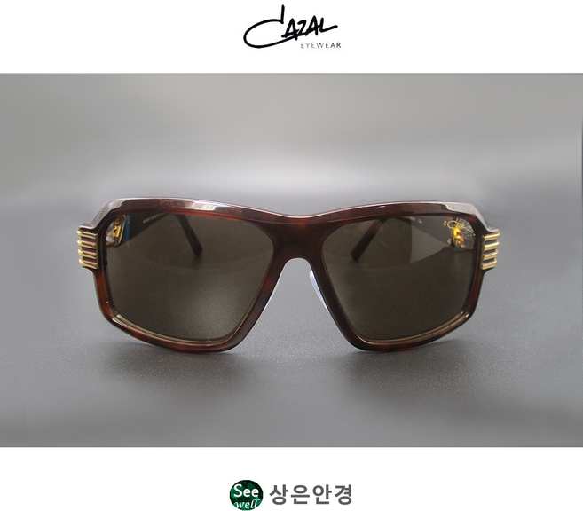 카잘 CAZAL 8023/1 COL 002 하바나 앰버 스퀘어 선글라스