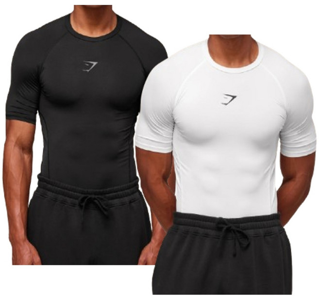 Gymshark 짐샤크 엘리멘트 베이스 레이어 컴프레션 반팔