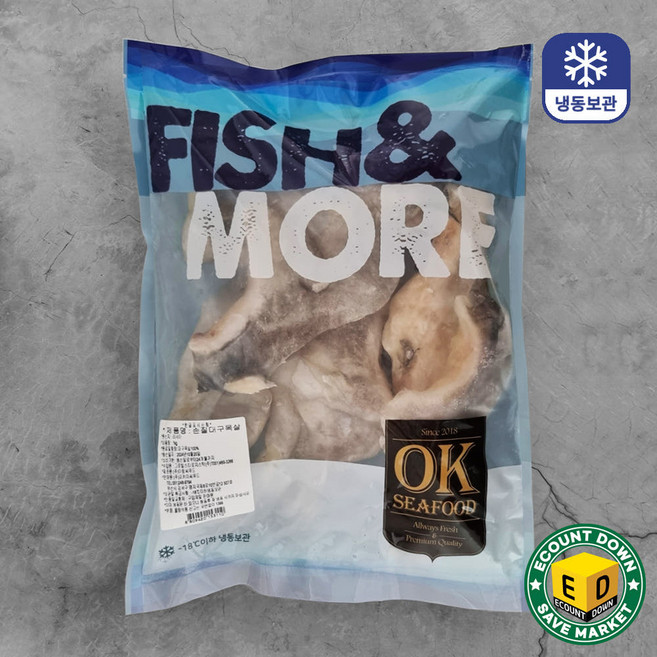 [고래푸드] 냉동 손질 대구목살, 1개, 1kg