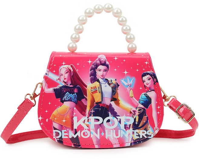 케이팝 데몬 헌터스 핸드백 크로스백 헌트릭스 러블리 공주 핸드백 클래식 숄더백998033-558244