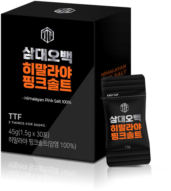 뉴트리커먼 삼대오백 히말라야 핑크솔트 소포장 30포, 1박스, 45ml