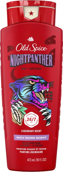 OLD SPICE BODY WASH NIGHTPANTHER 16oz473ml [OSS] (올드 향신료) 바디 워시 바디 소프 - 쿠팡