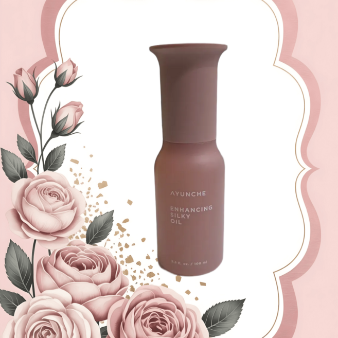 (정품)AYUNCHE hair essence 아윤채 인핸싱 실키 오일 아윤채오일, 100ml, 1개