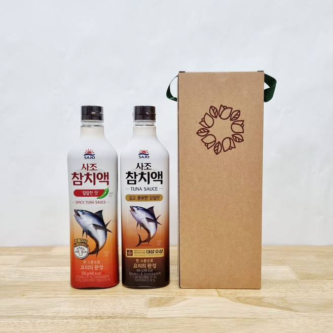 사조 참치액 900g + 칼칼한 참치액 900g 실속 명절 추석선물세트, 2세트