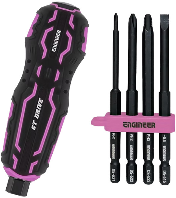 미니 히다리탭 엔지니어 나사제거용 드라이버 세트 DZ-73P, 1세트